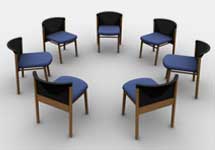 Seven Chairs In A Circle